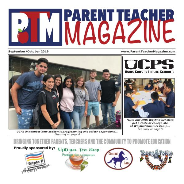 Parent Teacher Magazine Sept/Oct Union County Public Schools