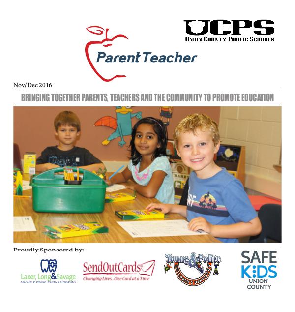 Parent Teacher Magazine Union County Public Schools Nov/Dec 2016