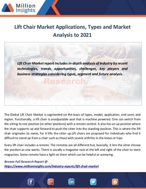 News on market Lift Chair Market