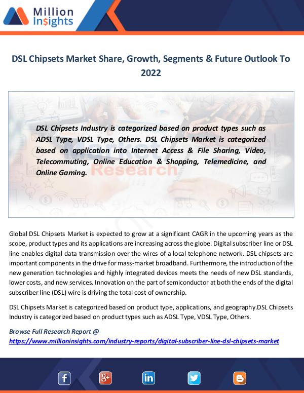 News on market DSL Chipsets Market Share