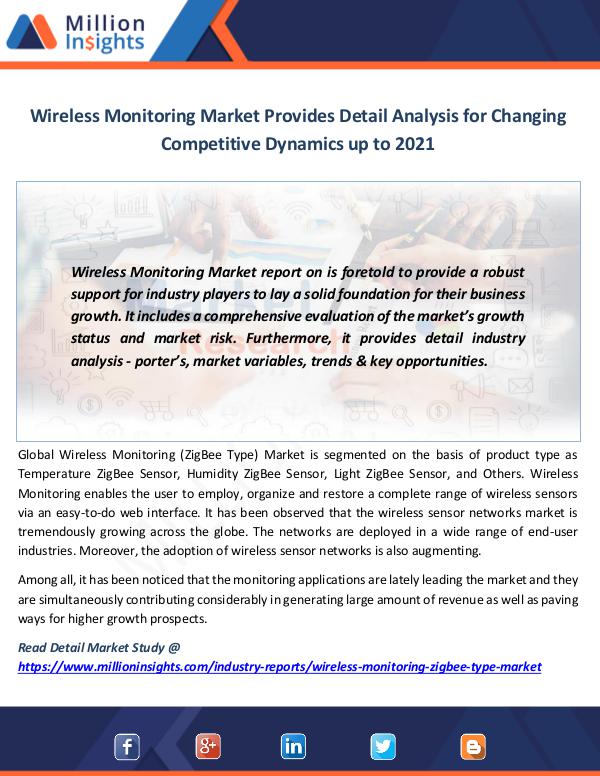 News on market Wireless Monitoring Market