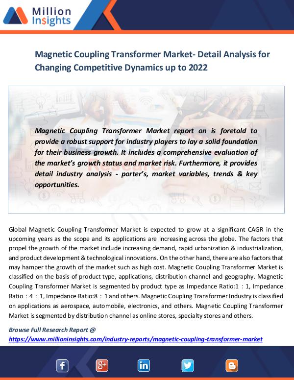 News on market Magnetic Coupling Transformer Market