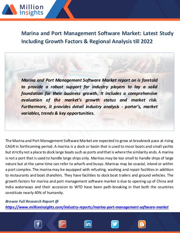 News on market Marina and Port Management Software Market
