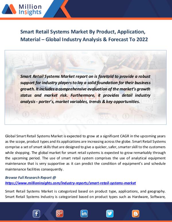 News on market Smart Retail Systems Market