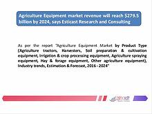 Agriculture Equipment market revenue will reach $279.5billion by 2024