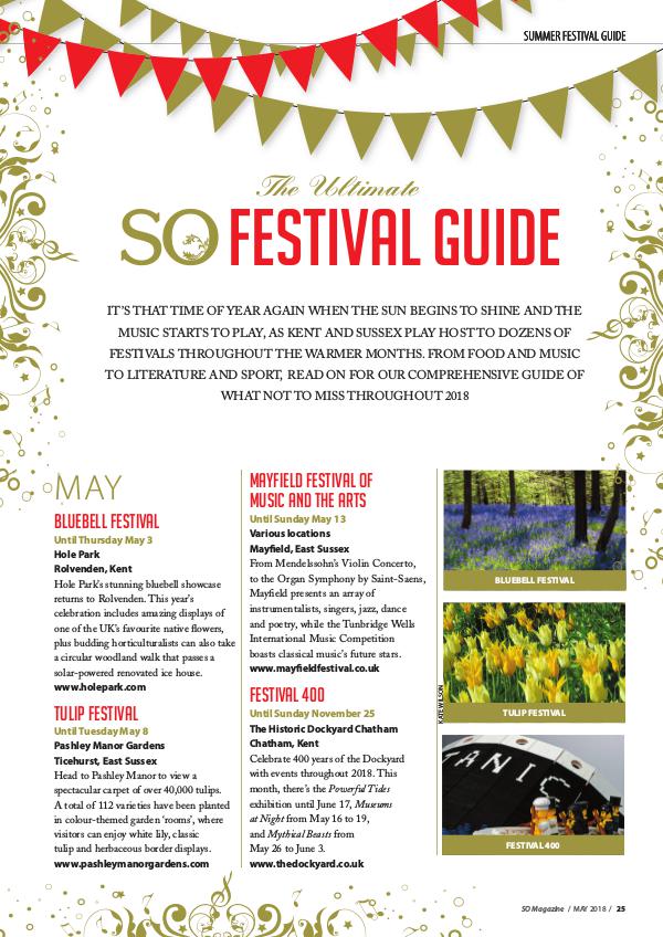 The So Festival Guide 2018 FestivalGuideMay