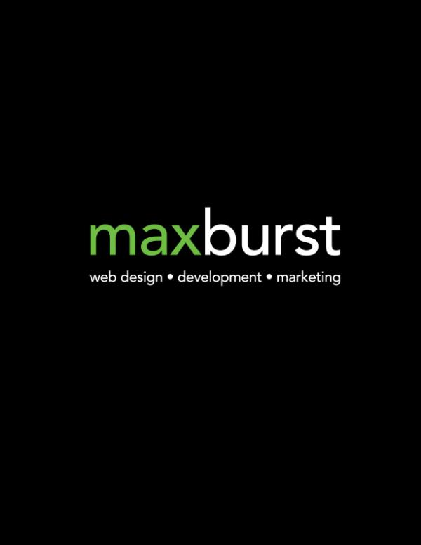 MAXBURST Inc - web design - development - marketing MAXBURSTLookbook