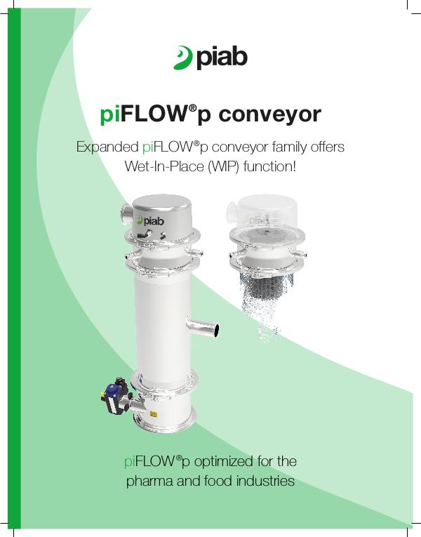 Piabs magazines, US- Eng (Imperial) Wet in Place for the piFLOW ®p family