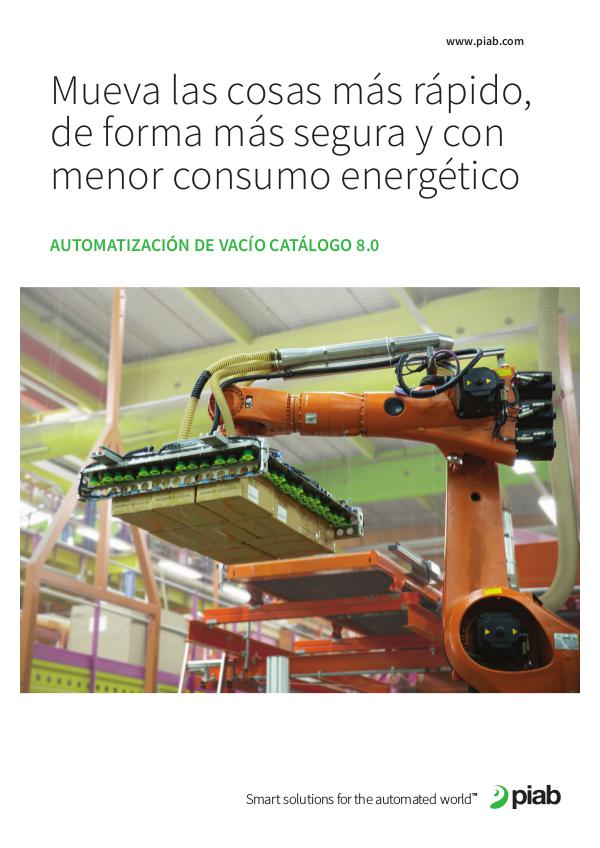 Piabs magazines, Spanish Automatización De Vacío Catálogo 8.0