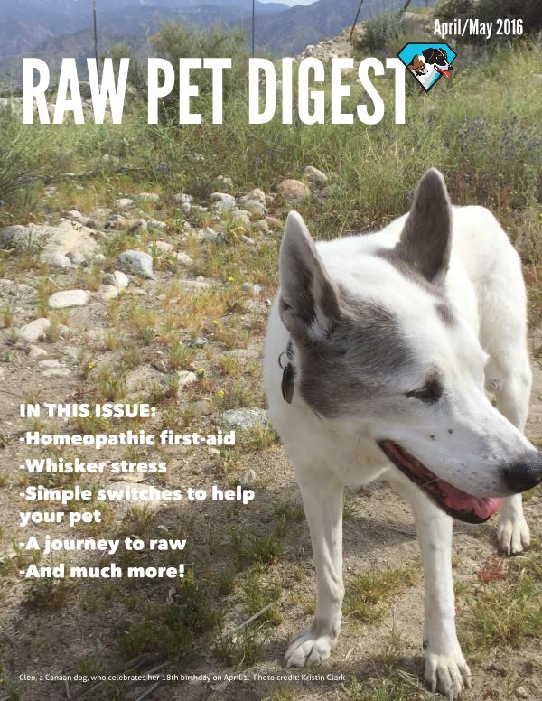 Raw Pet Digest April/May 2016