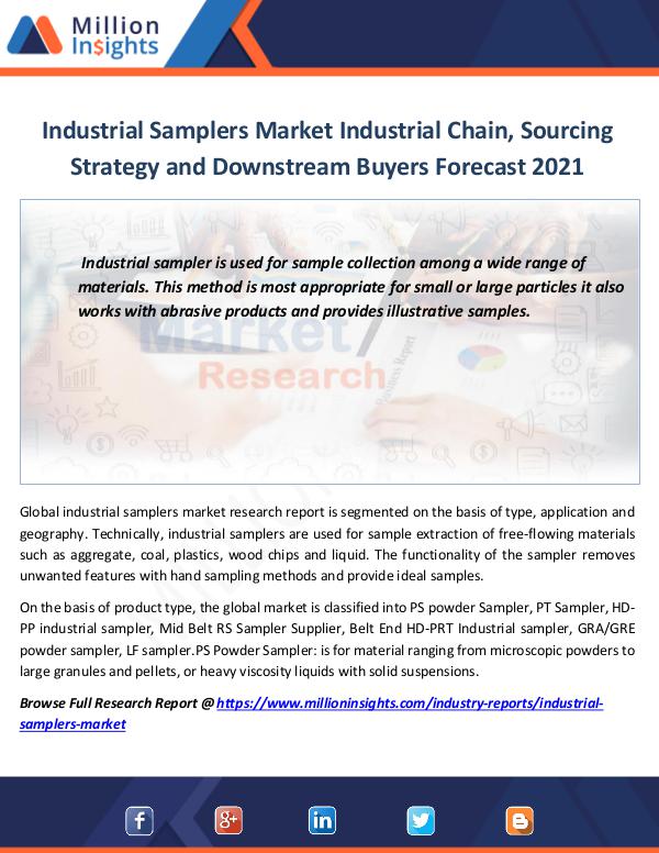Market Revenue Industrial Samplers Market Industrial Chain