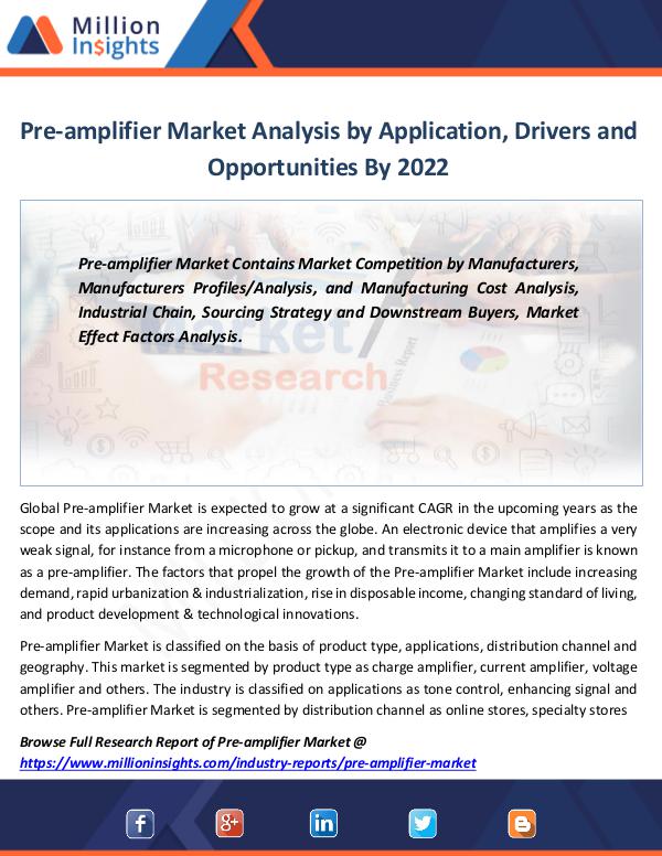 Pre-amplifier Market Analysis by Application