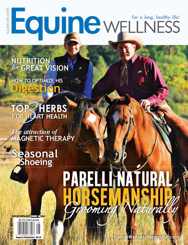 Equine Wellness Magazine Aug/Sept 2014
