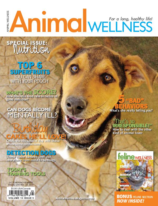 Animal Wellness Magazine Oct/Nov 2011