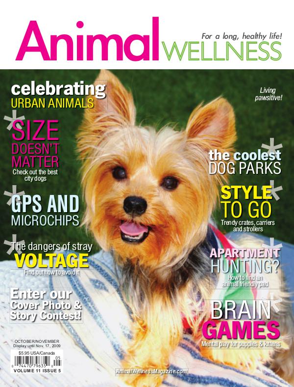 Animal Wellness Magazine Oct/Nov 2009