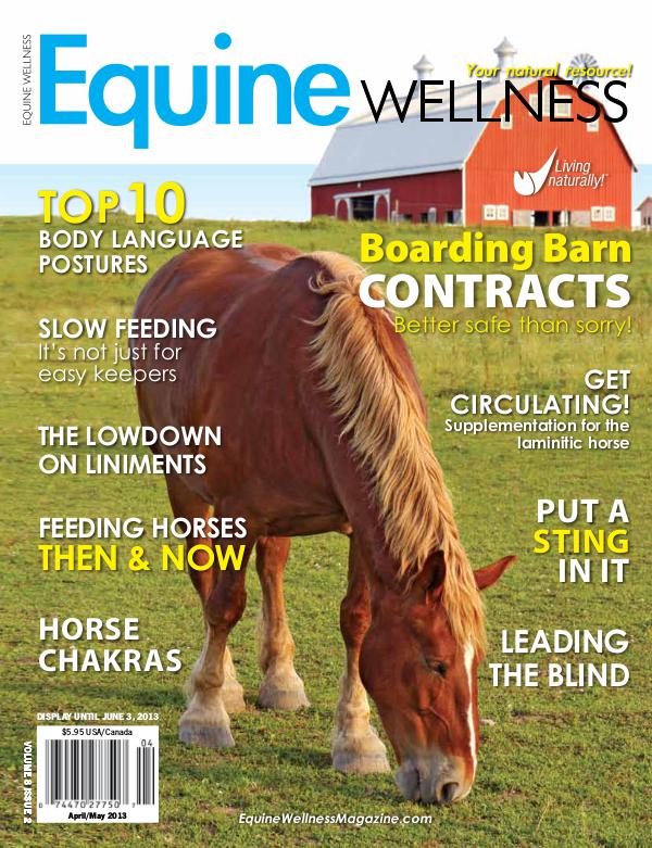 Equine Wellness Magazine Apr/May 2013
