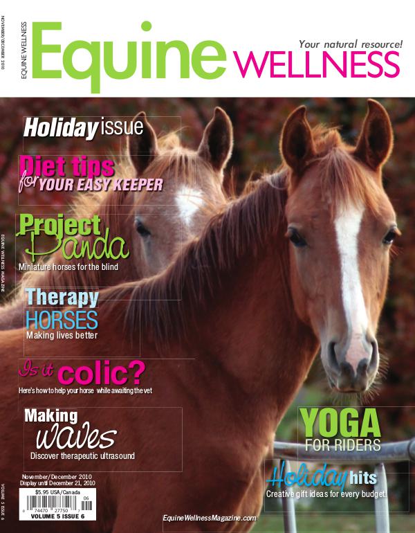 Equine Wellness Magazine Nov/Dec 2010