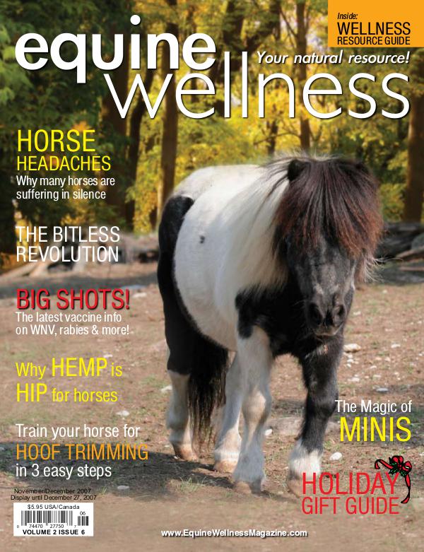 Equine Wellness Magazine Nov/Dec 2007