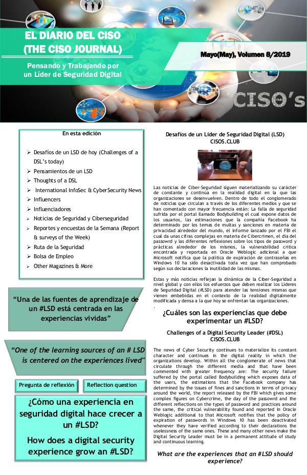 El Diario del CISO (The CISO Journal) Edición 8