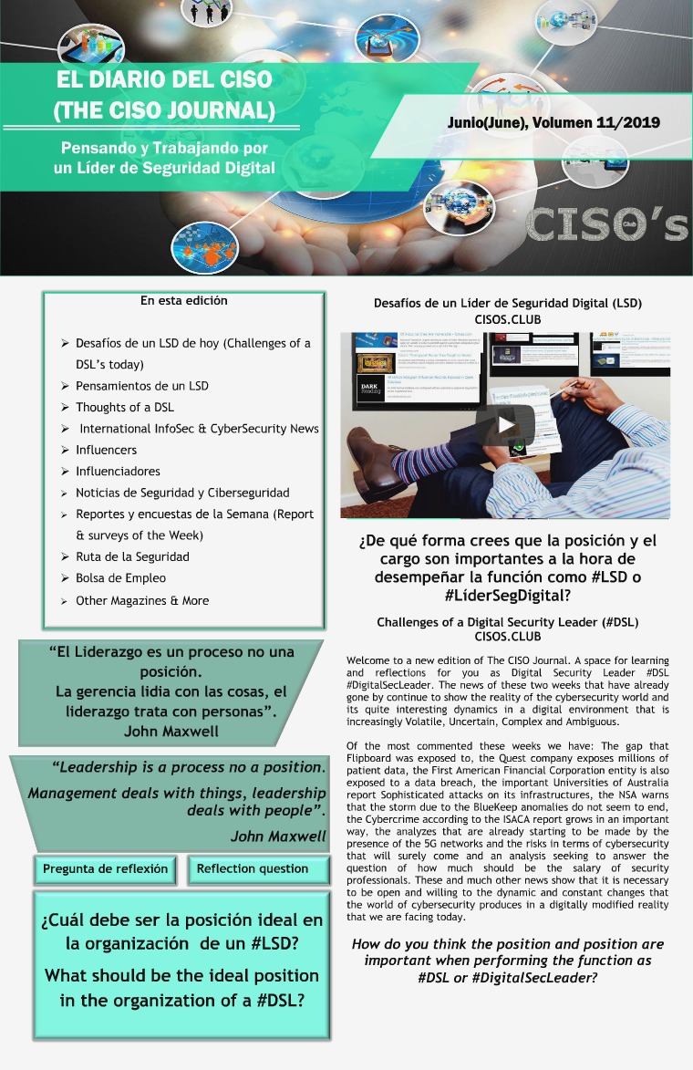 El Diario del CISO (The CISO Journal) Edición 11