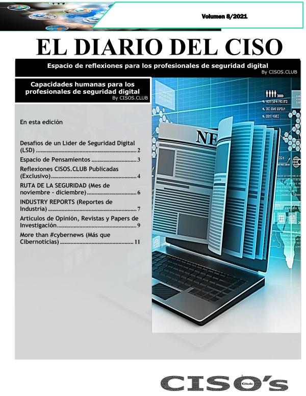 El Diario del CISO (The CISO Journal) Volumen 8