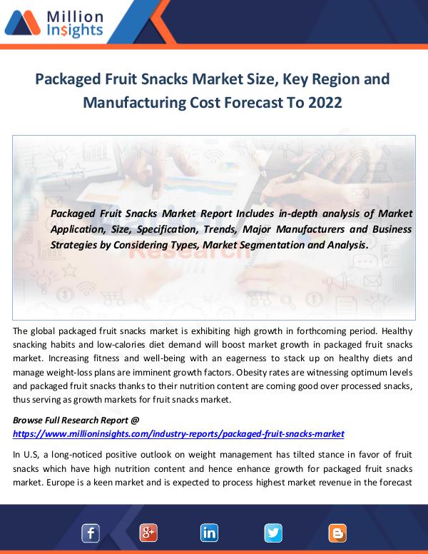 Packaged Fruit Snacks Market Shares