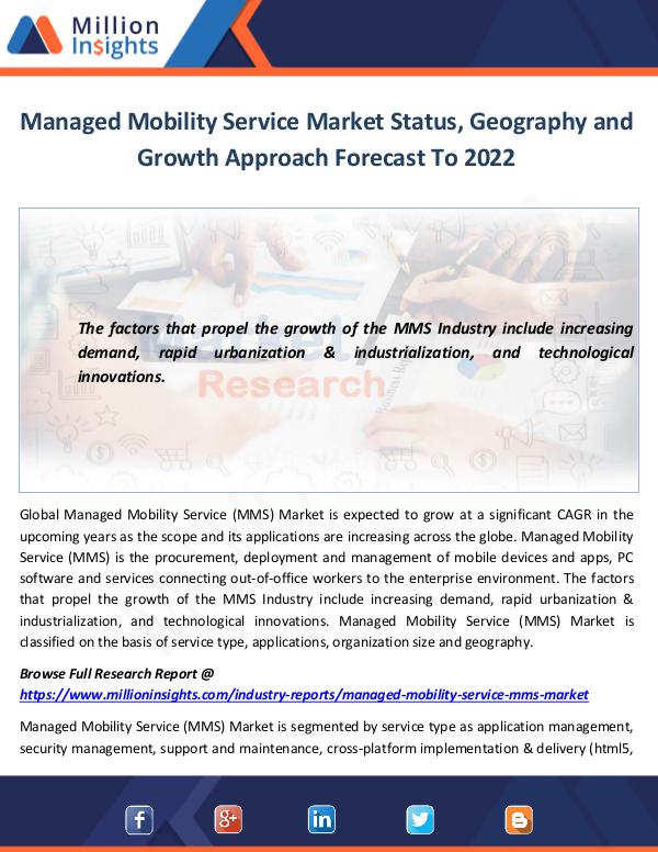 Market World Managed Mobility Service Market Status