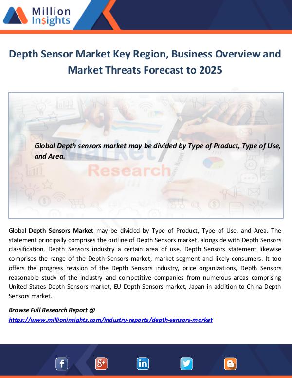 Market World Depth Sensor Market