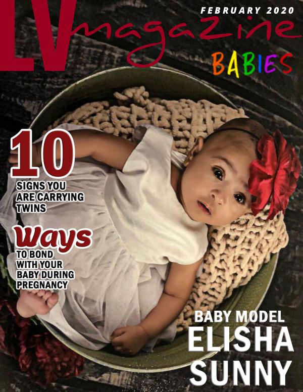 LV Magazine Kids Babies February 2020 Cover Elisha Sunny