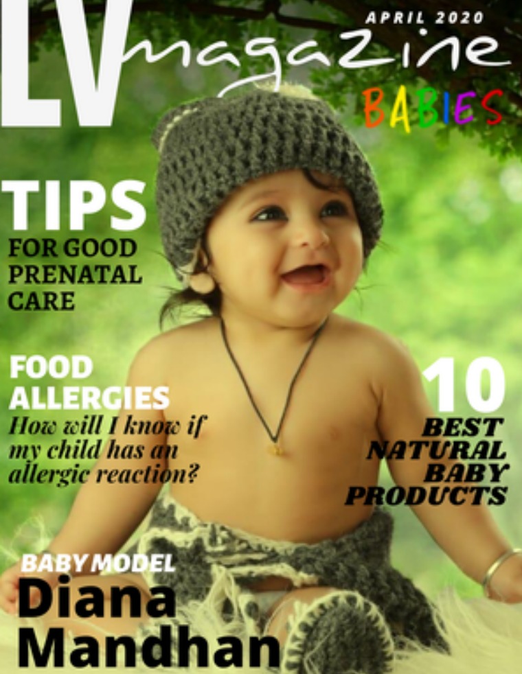 LV Magazine Kids April 2020 Babies Edition - Diana Mandhan