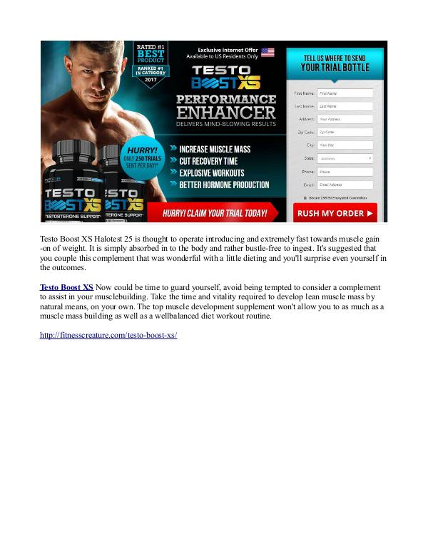 http://fitnesscreature.com/testo-boost-xs/ Testo Boost XS