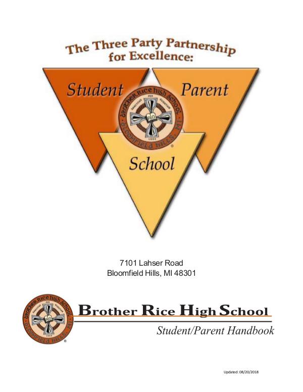 Student-Parent Handbook Handbook 2018-08-20