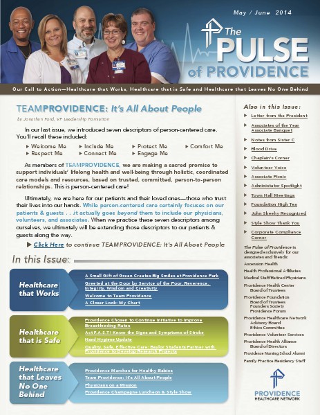 The Pulse of Providence May June 2014