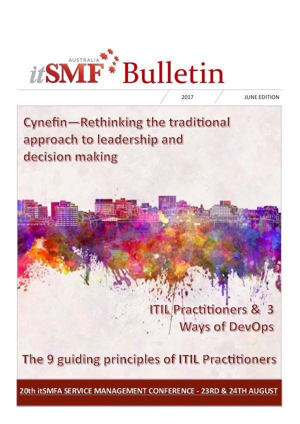 itSMF 2017 June Bulletin Bulletin -June 2017