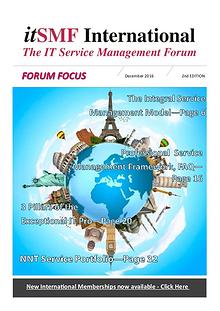 itSMFI 2016 Forum Focus - December