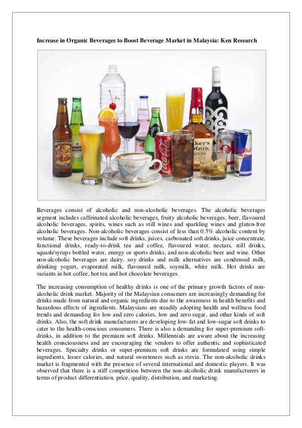 Malaysia Beverages Retail Market