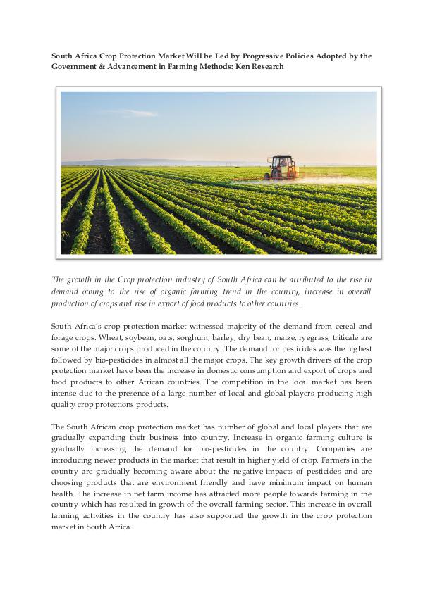 Ken Research - South Africa Crop Protection Market