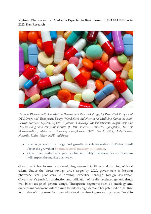 Ken Research - Vietnam Pharmaceutical Import And Export