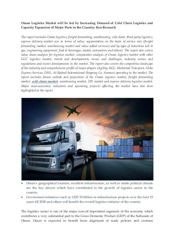 Oman Logistics Market Report