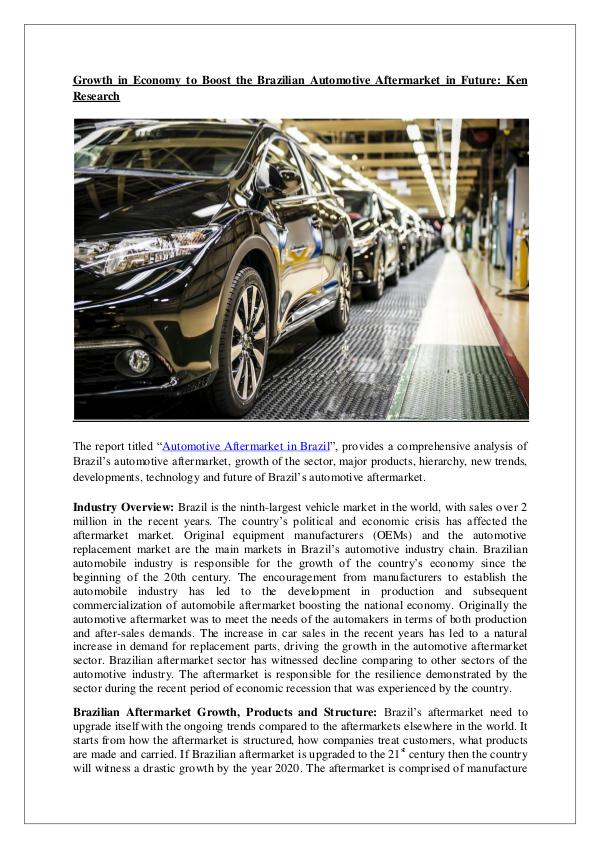 Ken Research - Brazil Automotive Aftermarket Research Report