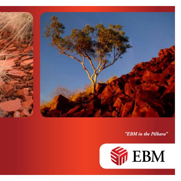EBM Documents EBGECU032-171009 Pilbara Introduction