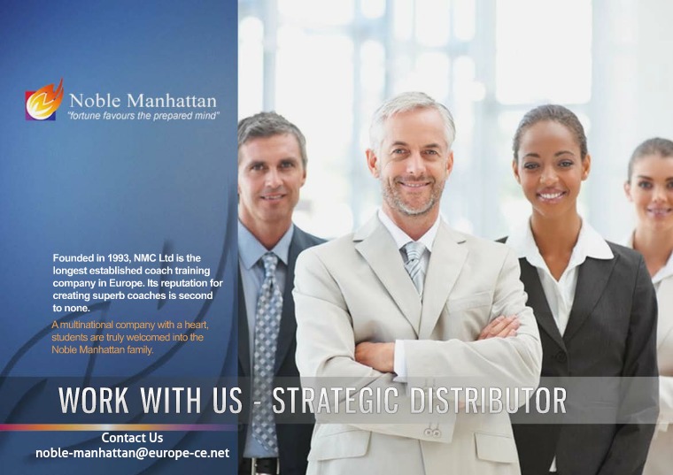 Work With us - Strategic Distributor Strategic Distributor Brochure