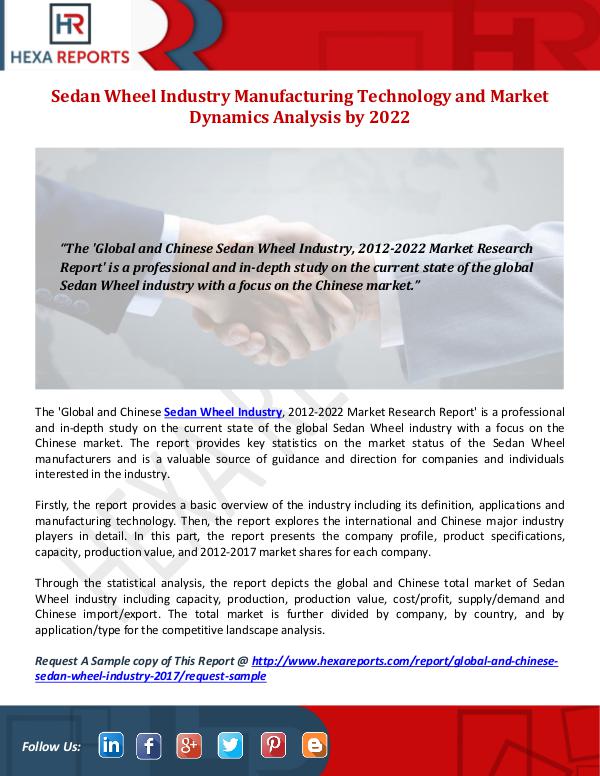 Hexa Reports Sedan Wheel Industry Manufacturing Technology and