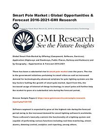 Smart Pole Market : Global Opportunities & Forecast (2016-2021)