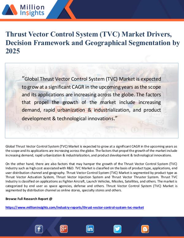 Market Giant Thrust Vector Control System (TVC) Market Drivers,