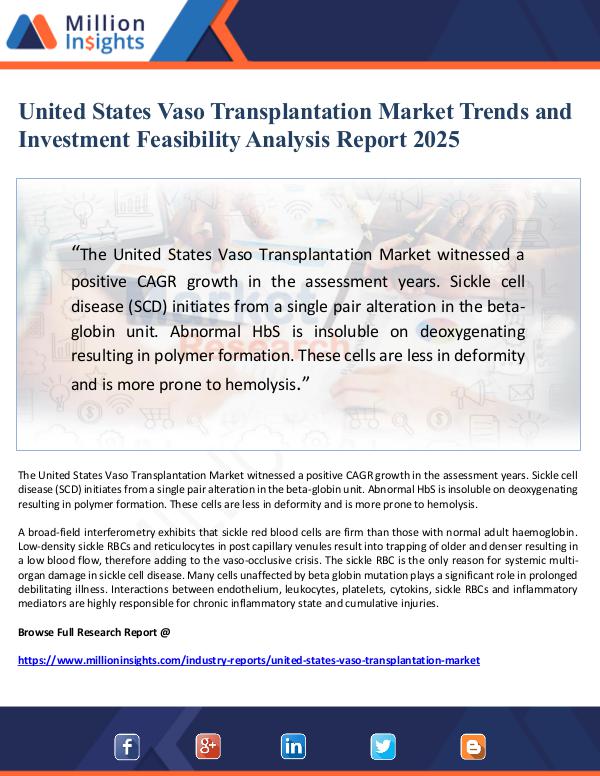 Market Giant United States Vaso Transplantation Market Trends a