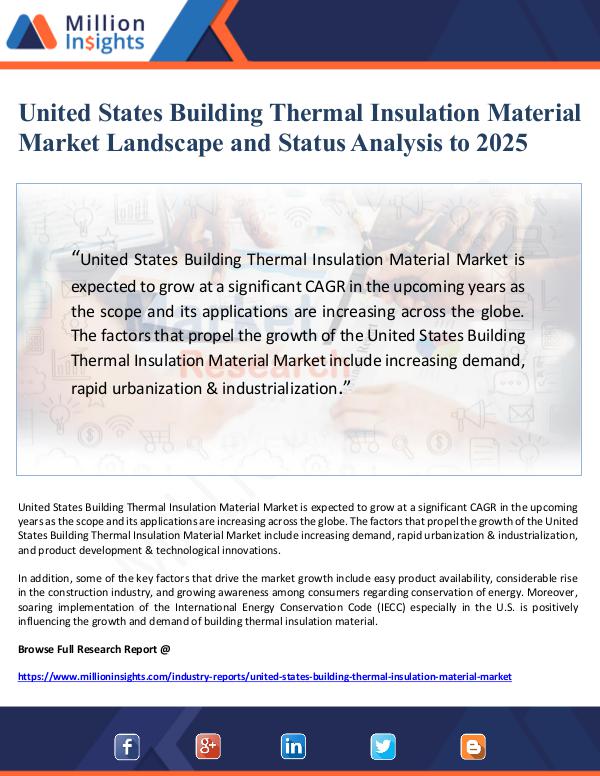 Market Giant United States Building Thermal Insulation Material