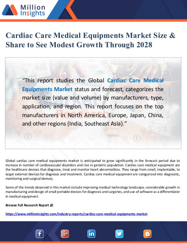 Market Giant Cardiac Care Medical Equipments Market Size & Shar