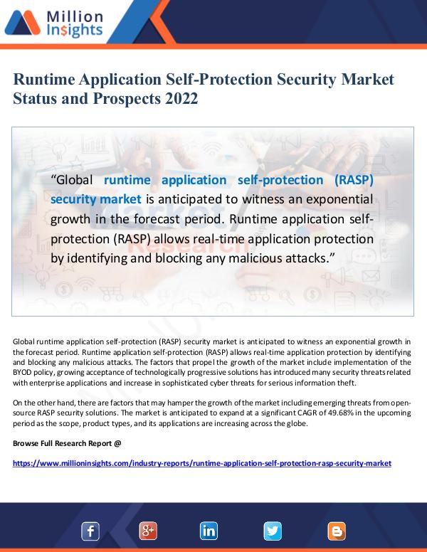 Market Giant Runtime Application Self-Protection Security Marke