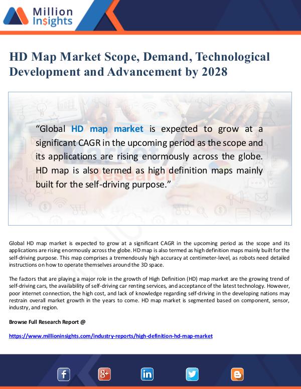 HD Map Market Technological Development and Advanc